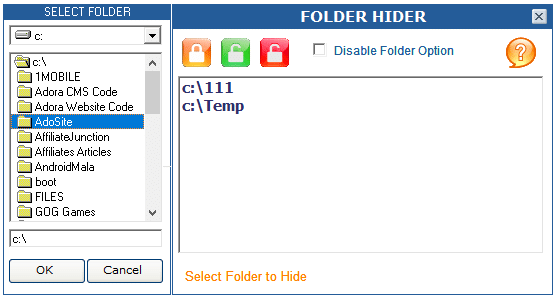 Folder Hider
